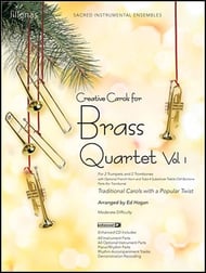 CREATIVE CAROLS BRASS QUARTET BK/CD ROM VOL #1 cover Thumbnail